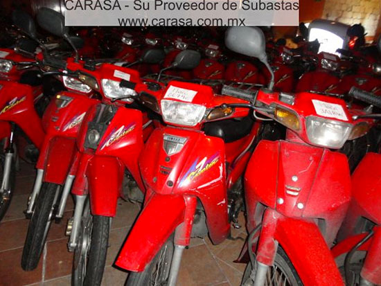 Subasta Online, motocicletas para servicio de reparto 21-01-2016